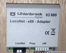 Uhlenbrock S88 to Loconet adapter