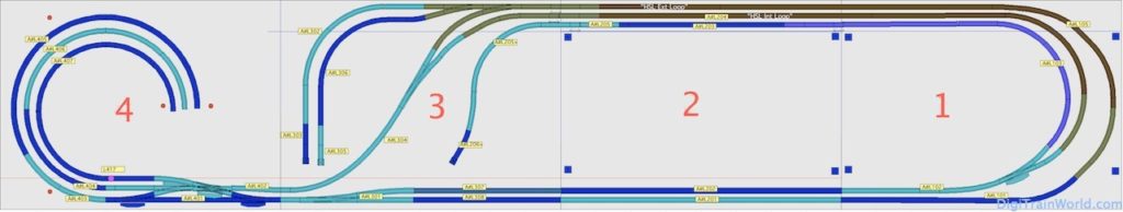 N-Scale layout, level 0