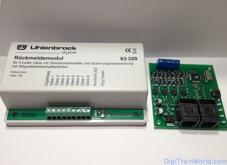 Loconet detectors: Uhlenbrock 63320 & Train Modules 56321