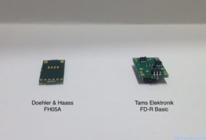 Tams FD-R Basic et DH FH05 (vue des connecteurs)