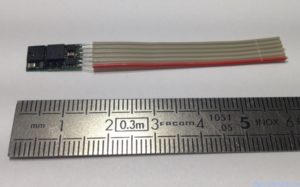 Doehler & Haass DH05C- top view - DCC decoder