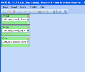 Doehler & Haass Sound Project Editor software