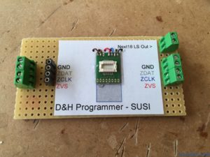 Custom Next18 board to connect to SUSI on the Doehler & Haass Programmer