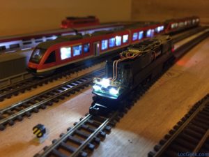 Locomotive Brawa Ludmilla - Conversion DCC, nouvelle platine LED