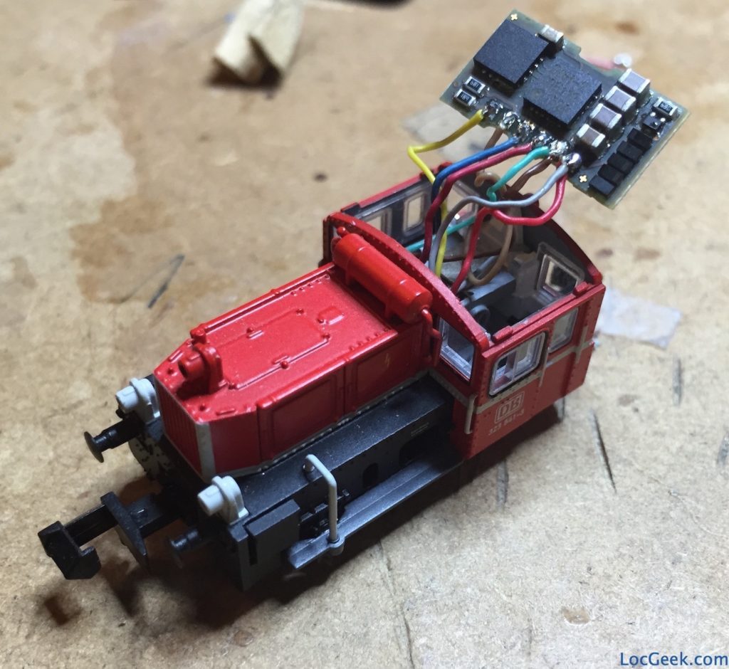 Minitrix Köf II updated with DH06A decoder | LocGeek