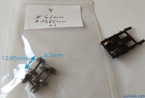 Shorter N scale axles from Das-service.de
