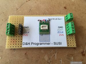Doehler & Haass SD18A in review: custom SUSI programming board